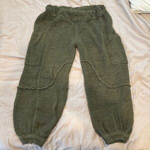 FP Beach Dane Terry Pants - Garden Snake